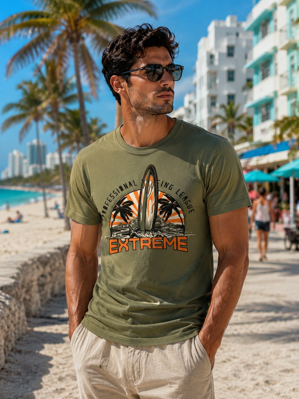 Erkek Spor Bisiklet Yaka T-shirt