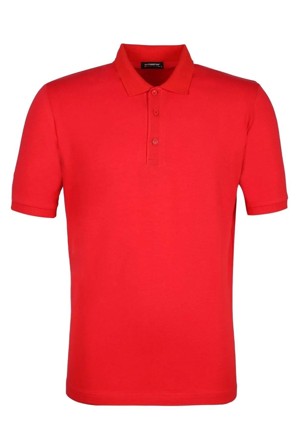Polo Yaka Yarım Pat Düğmeli T-shirt