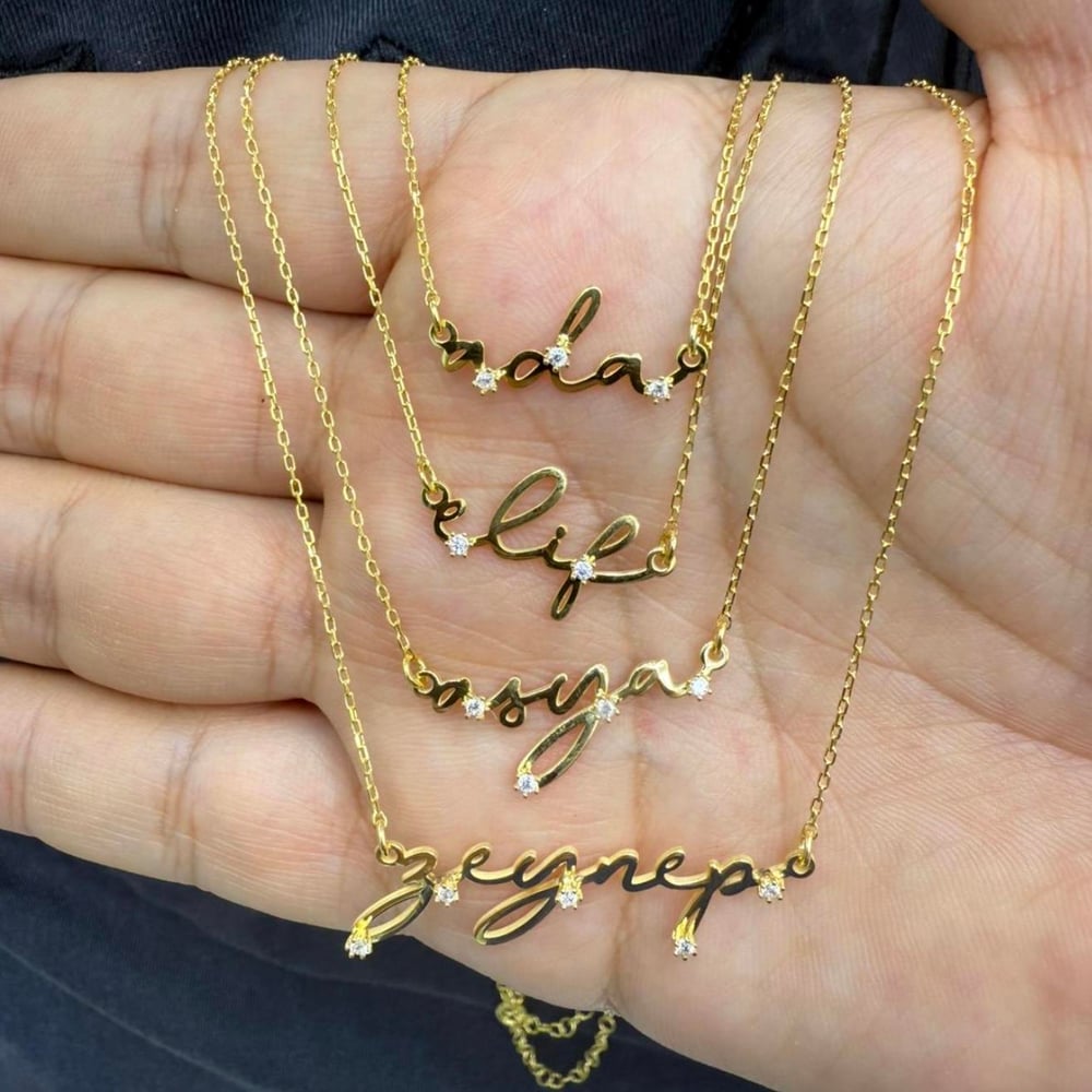 BELLY İSİM GOLD KOLYE
