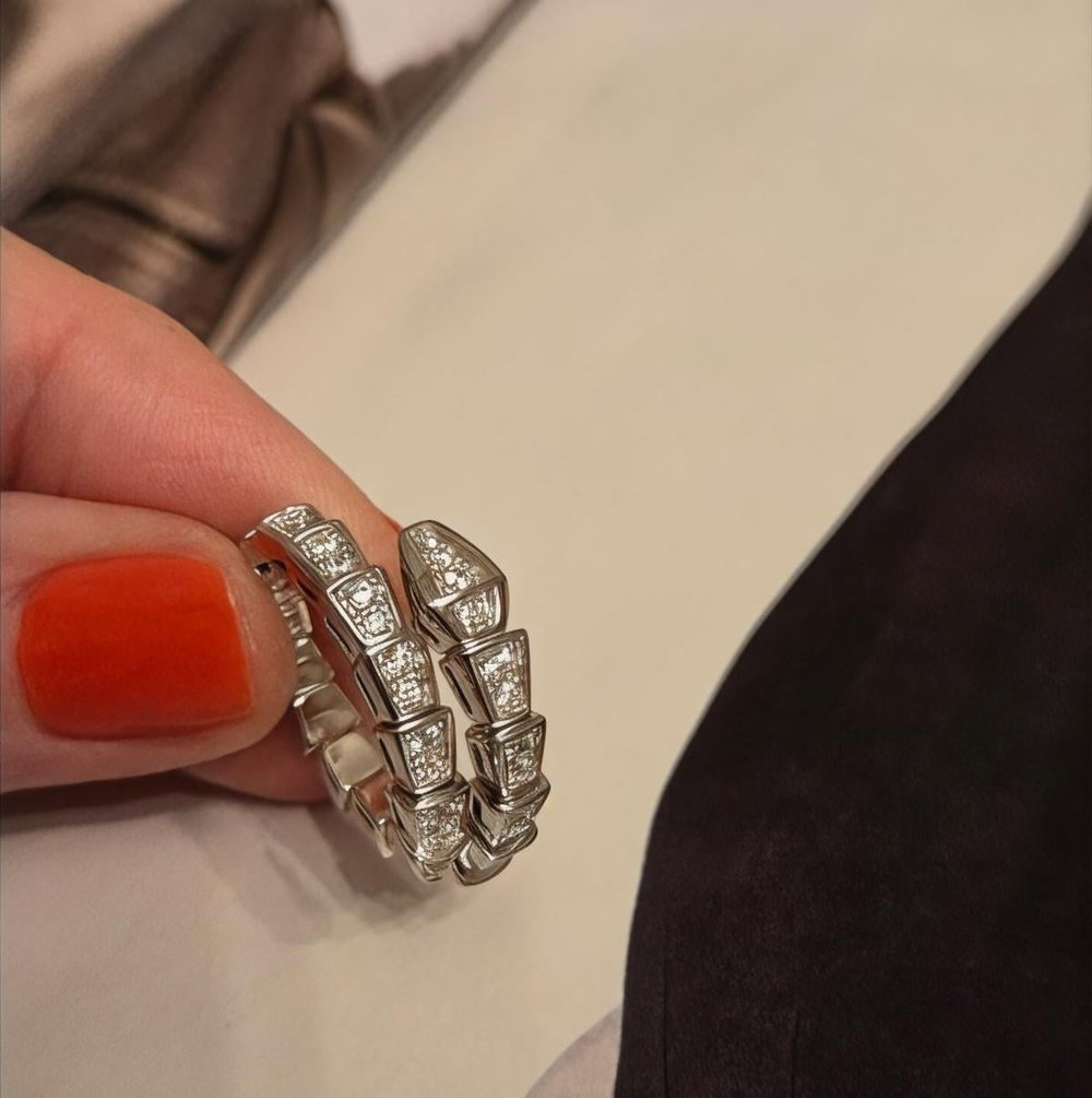 BLG Seri İkili Sarmal Silver Yüzük