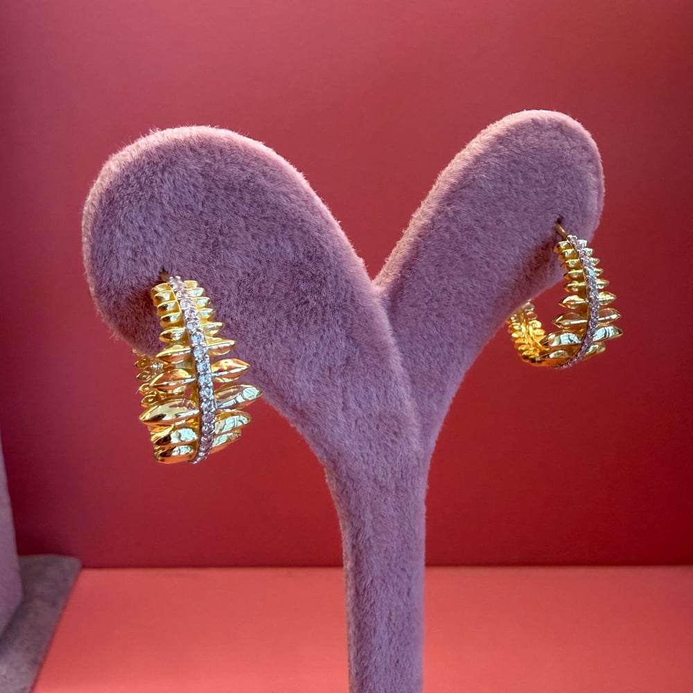 BYNARS CROWN HOOPS
