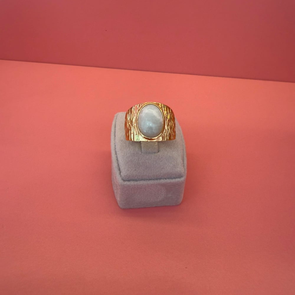 MOONSTONE VINTAGE GOLD YÜZÜK