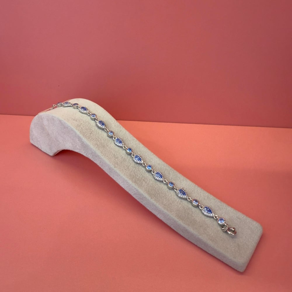 TOPAZ DAMLA SİLVER BİLEKLİK