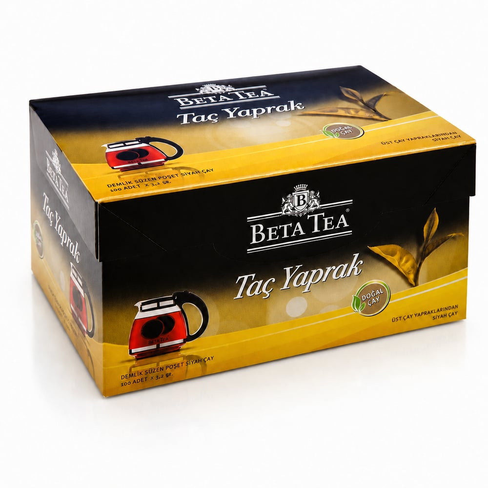 Beta Taç Yaprak Demlik Poşet Çay 100 Adet