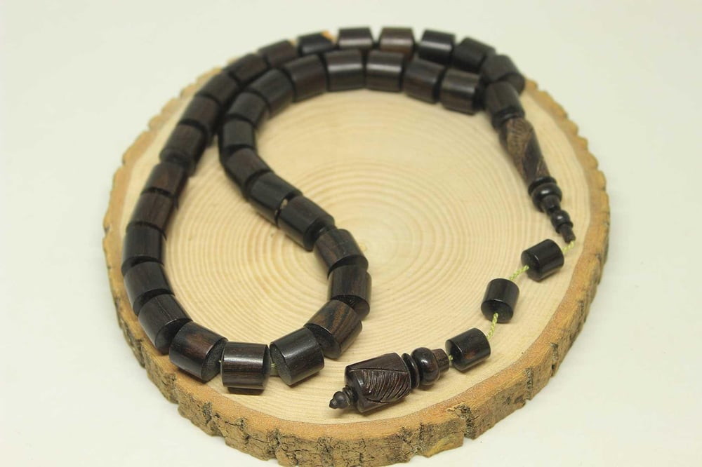Abanoz Ağacı 33lük Tesbih 12*13mm (25325)