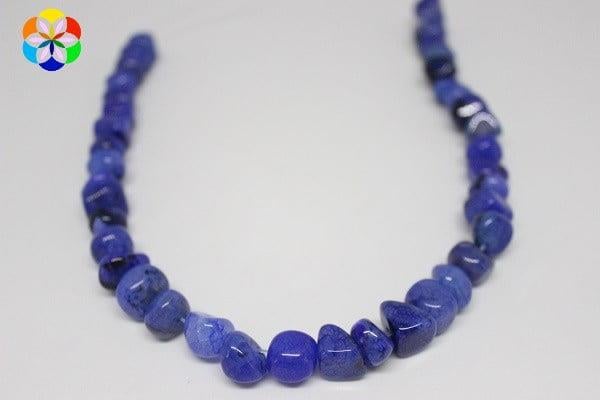 Akik Lacivert Doğal Tımbıl Taşlar Dizi
