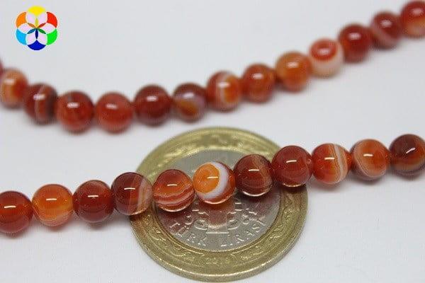 Akik Taşı 6mm/adet (7666-1)