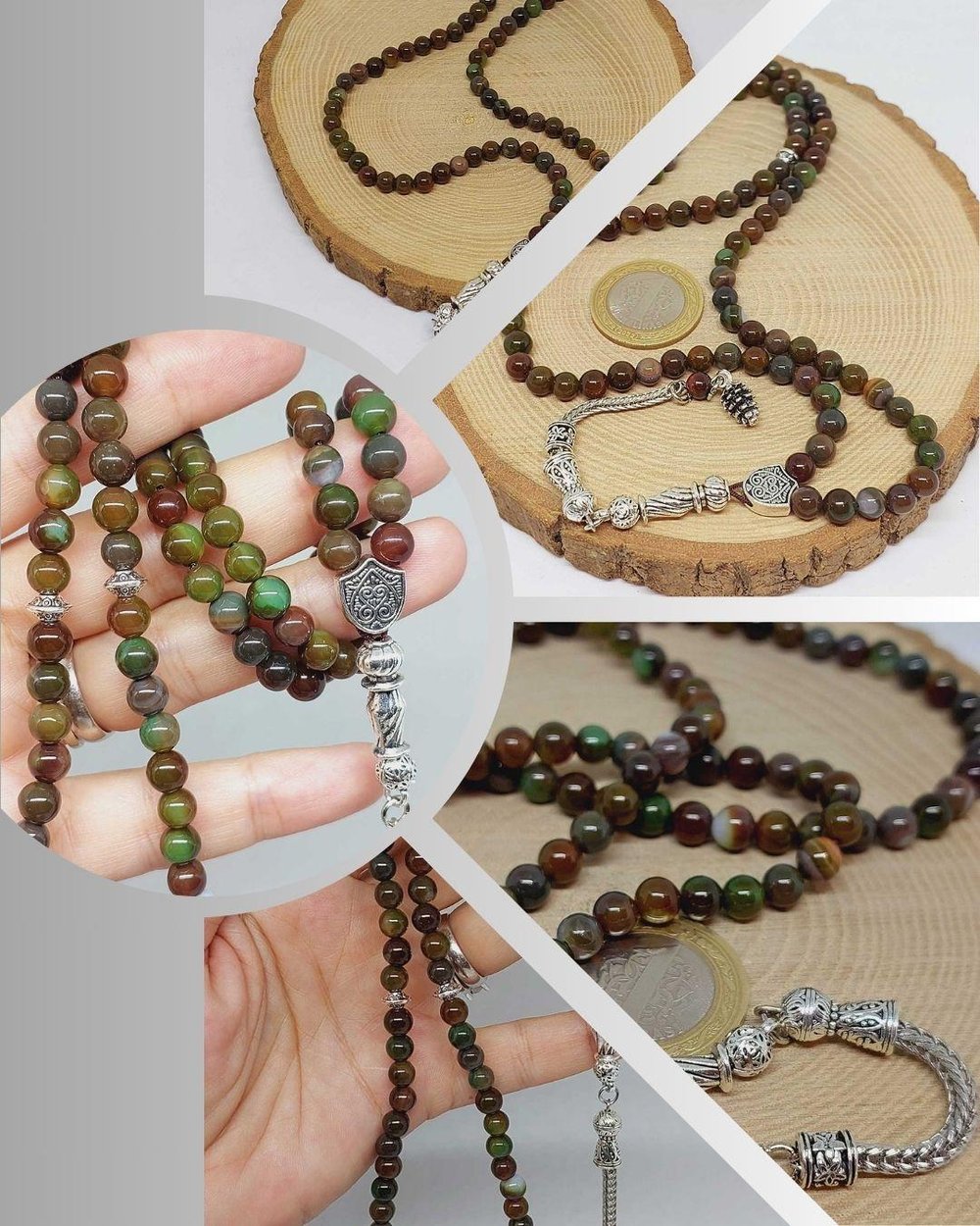Akik Taşı 99luk Tesbih 6mm (27890)