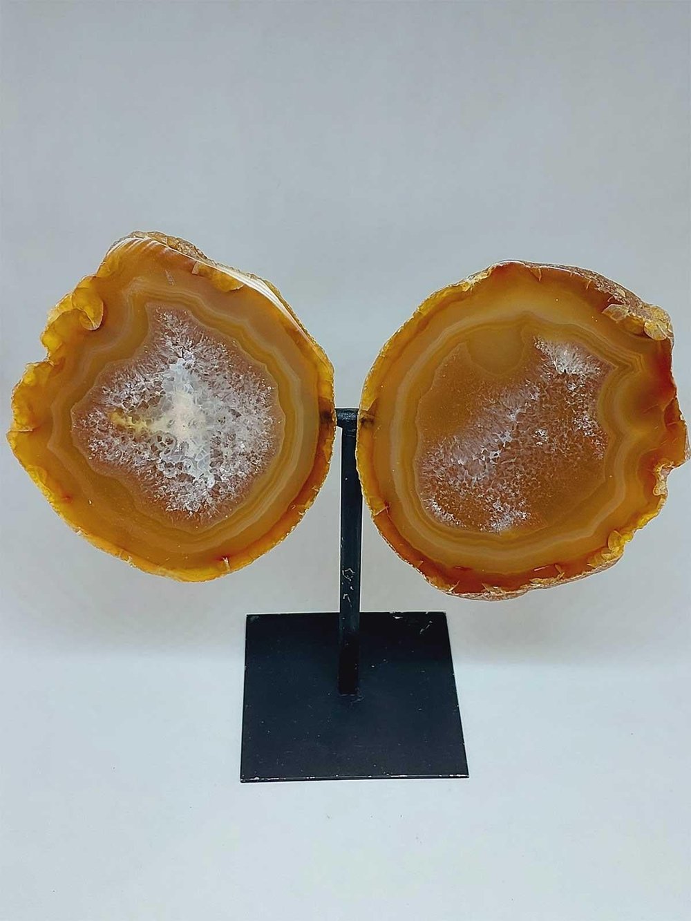 Akik Taşı Kristalize Koleksiyonluk Kütle Ham Parça - 1330gram (53036)