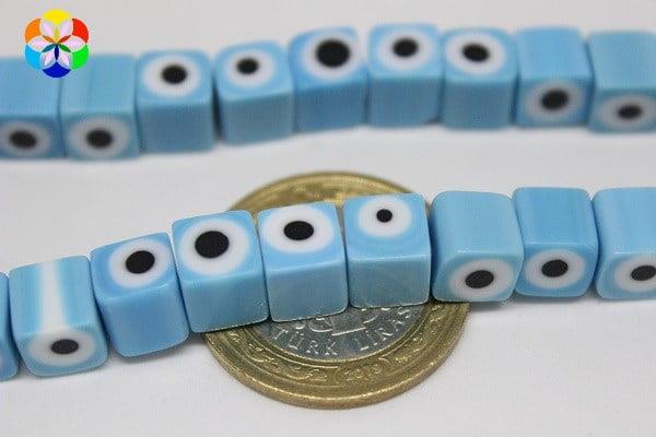 Cam Boncuk 8mm*7mm/adet (11351-1)