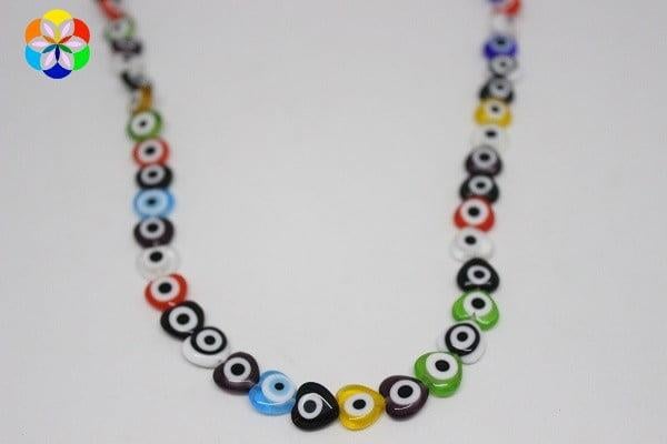 Cam Boncuk Dizi 10mm*3mm (11342)