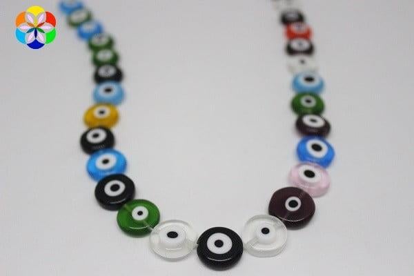 Cam Boncuk Dizi 15mm*4mm (11400)