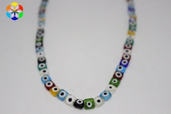Cam Boncuk Dizi 8mm*3mm (11327)