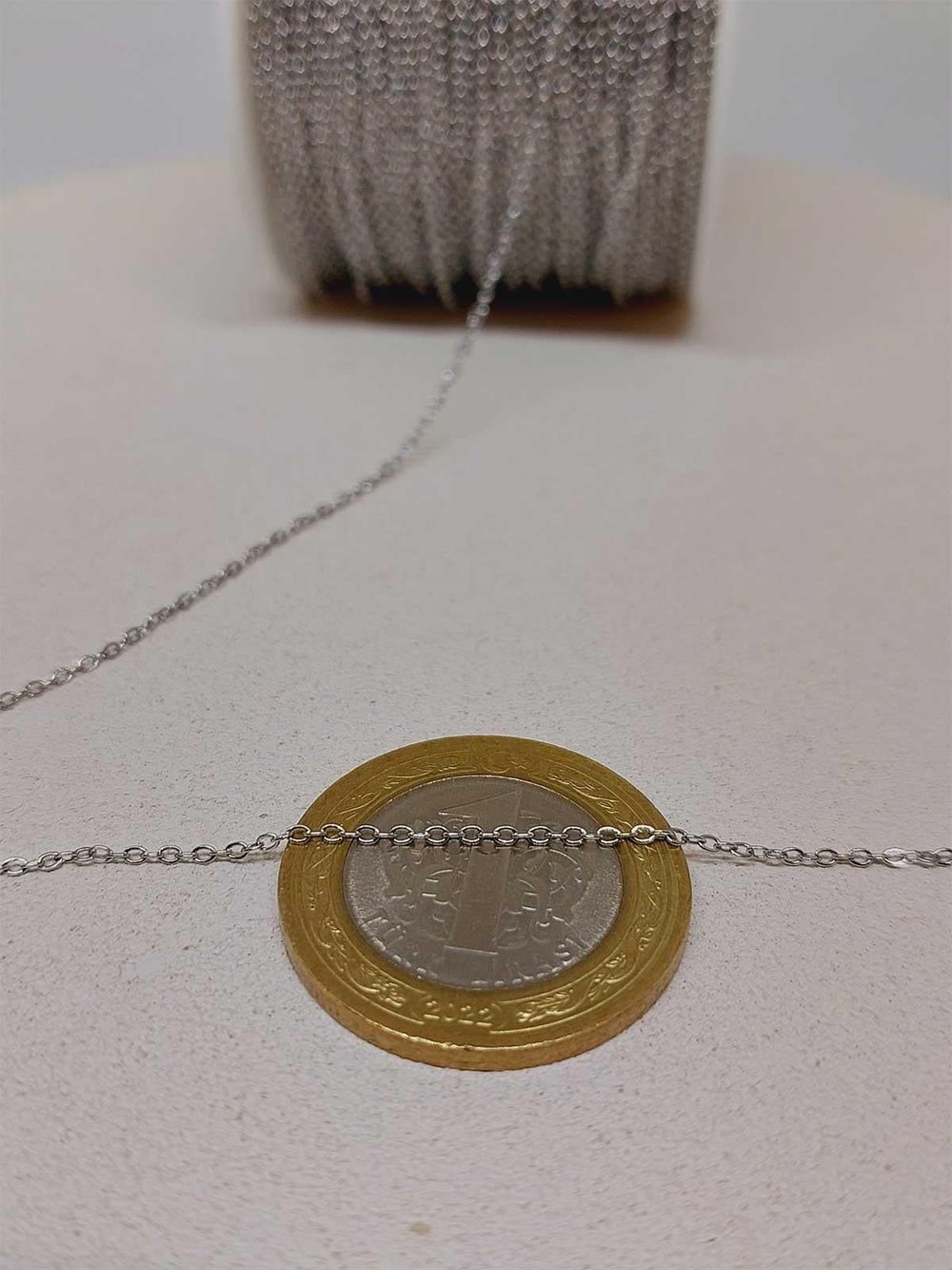 Çelik Silver Takı Zinciri 1metre (51290)