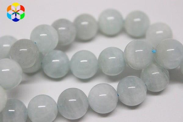 Çeyrek Dizi (9cm uzunluğundadır!) Akuamarin Taşı Çeyrek Dizi 10mm