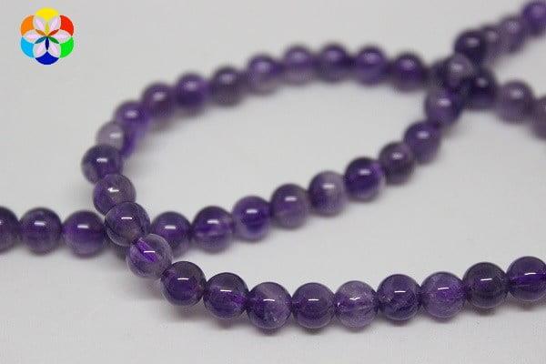 Çeyrek Dizi (9cm uzunluğundadır!) Ametist Taşı Çeyrek Dizi 4-5mm