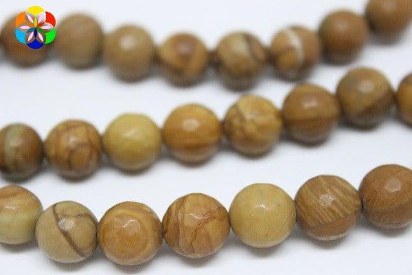 Çeyrek Dizi (9cm uzunluğundadır!) Jasper Taşı Çeyrek Dizi 10mm (9926)