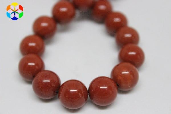 Çeyrek Dizi (9cm uzunluğundadır!) Jasper Taşı Kırmızı Çeyrek Dizi 10mm