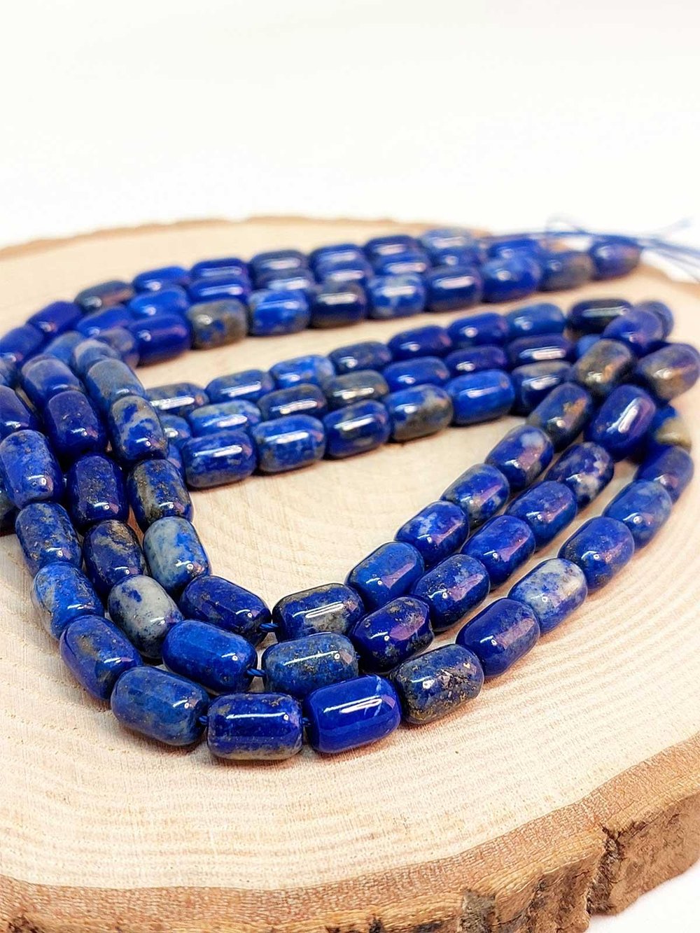 Çeyrek Dizi (9cm uzunluğundadır!) Lapis Taşı 6*8.5mm Çeyrek Dizi