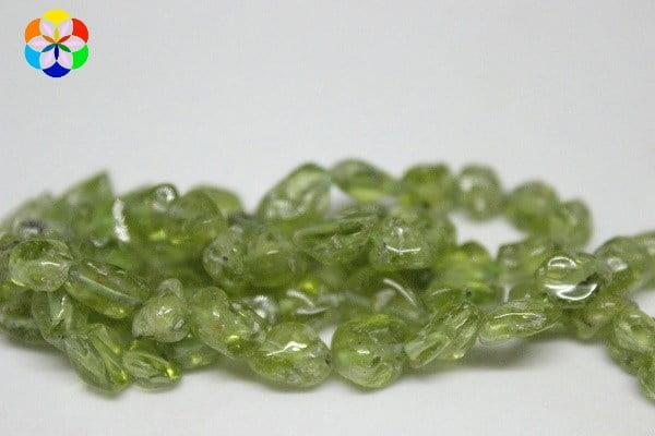 Çeyrek Dizi (9cm uzunluğundadır!) Peridot (Zebercet) Taşı Çeyrek Dizi Doğal Taşlar