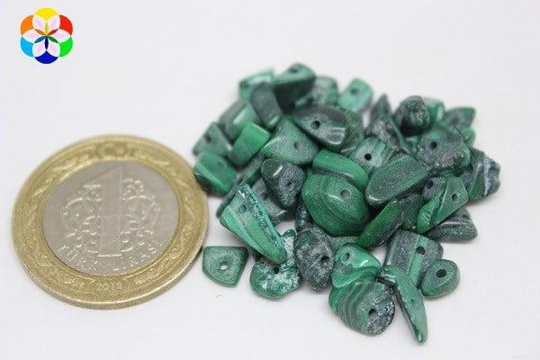 Delikli Malakit Taşı Mini Boy 50 adet