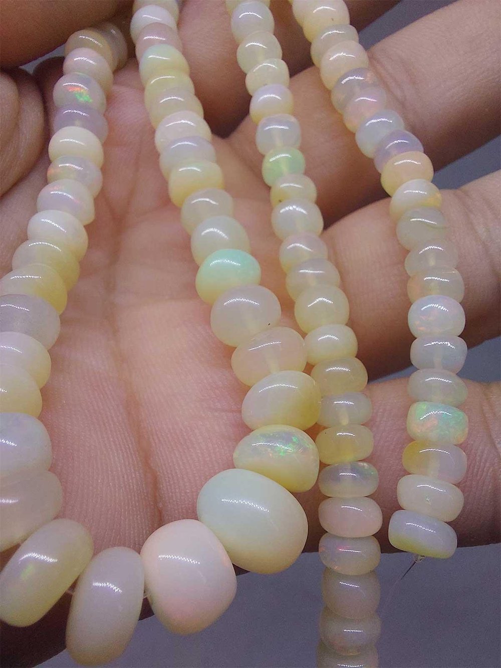 Etiyopya Opal Taşı Yansımalı Renkler Dizi 74 Karat (51256)