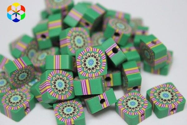 Fimo Mandala Desenli Boncuk