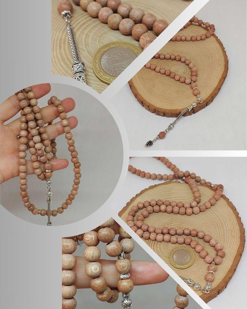 Gül Ağacı 99luk Tesbih 8mm (54652)