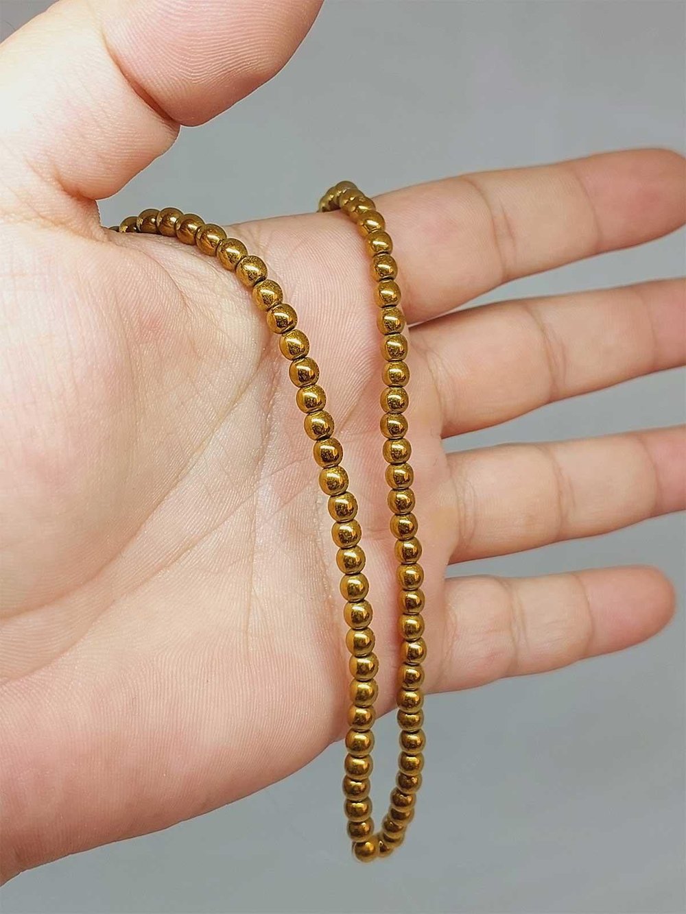 Hematit Taşı 4mm Dizi (52434)