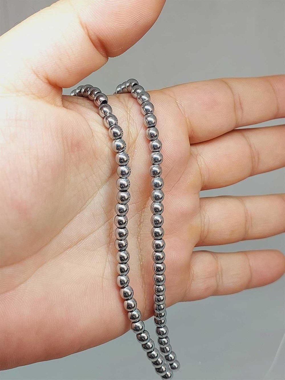 Hematit Taşı 4mm Dizi (52436)
