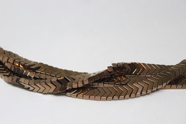 Hematit Taşı YARIM Dizi (17340) (18cm uzunluğundadır)