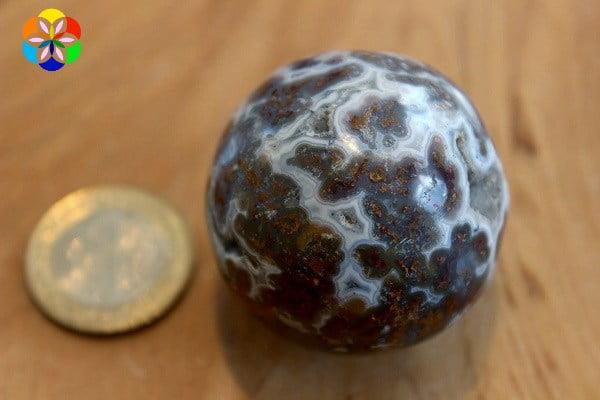 Jasper (Manzaralı) Taşı Küre