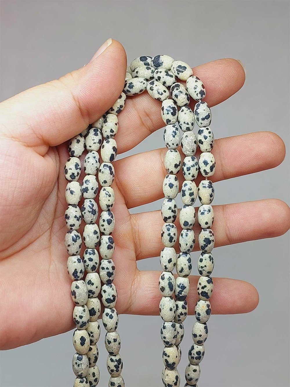 Jasper Taşı Arpa Kesim Dizi 6*8.5mm (49990)