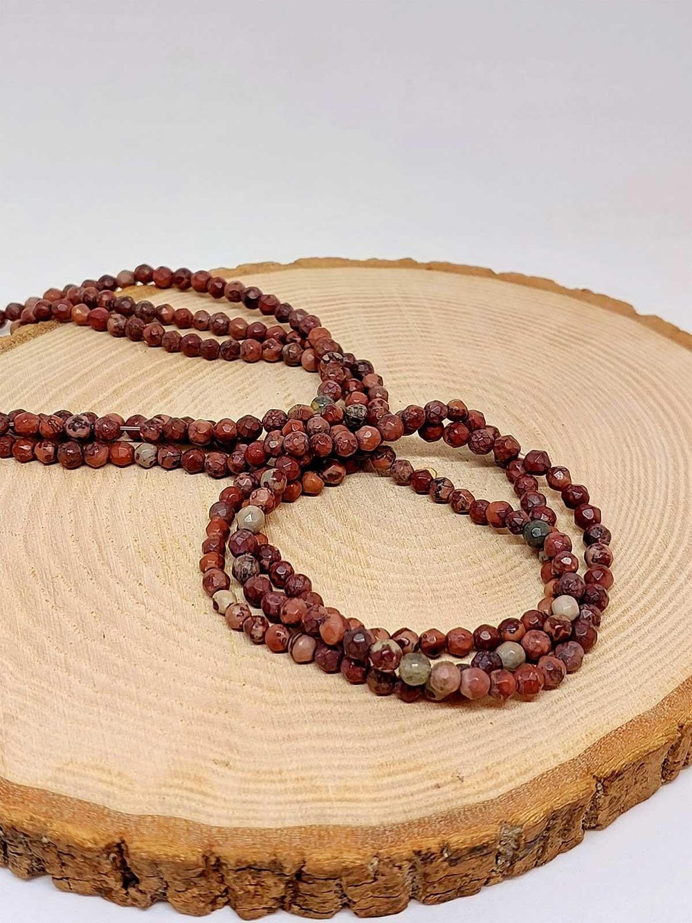 Jasper Taşı Faset Kesim Dizi 4mm (44525)