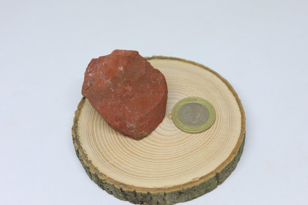 Jasper Taşı Kırmızı Ham Parça (70-90gram)