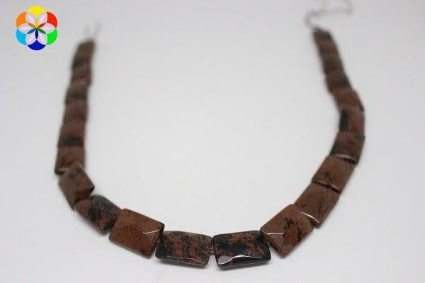 Jasper Taşı Şekilli YARIM Dizi (14768) (18 cm Uzunluğundadır)