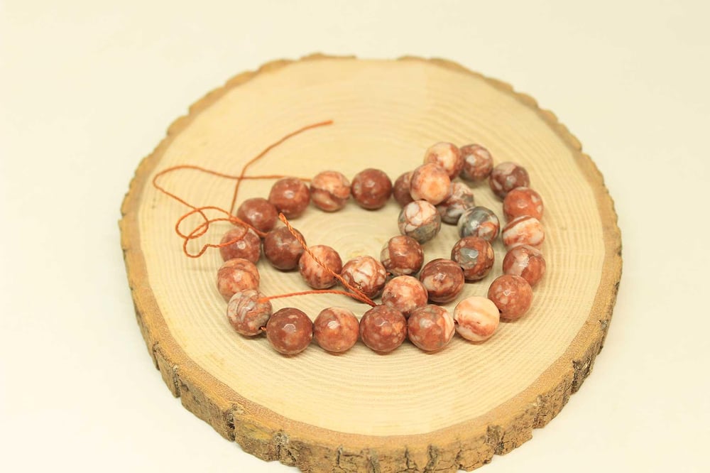 Jasper Taşı YARIM Dizi 11.5-12mm Aralığı (25835) (18cm uzunluğundadır)