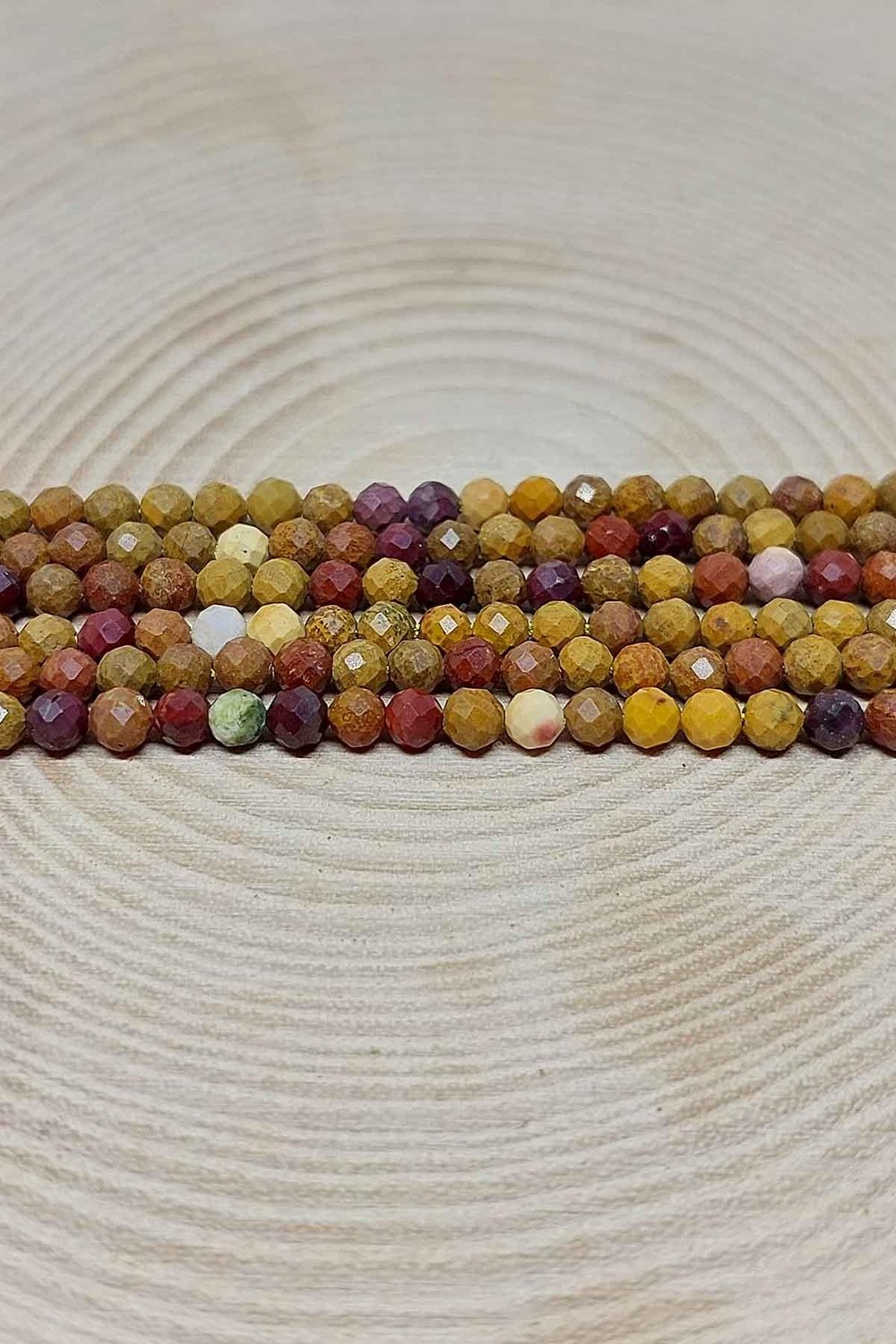 Jasper Taşı YARIM Dizi 3mm (17cm uzunluğundadır)