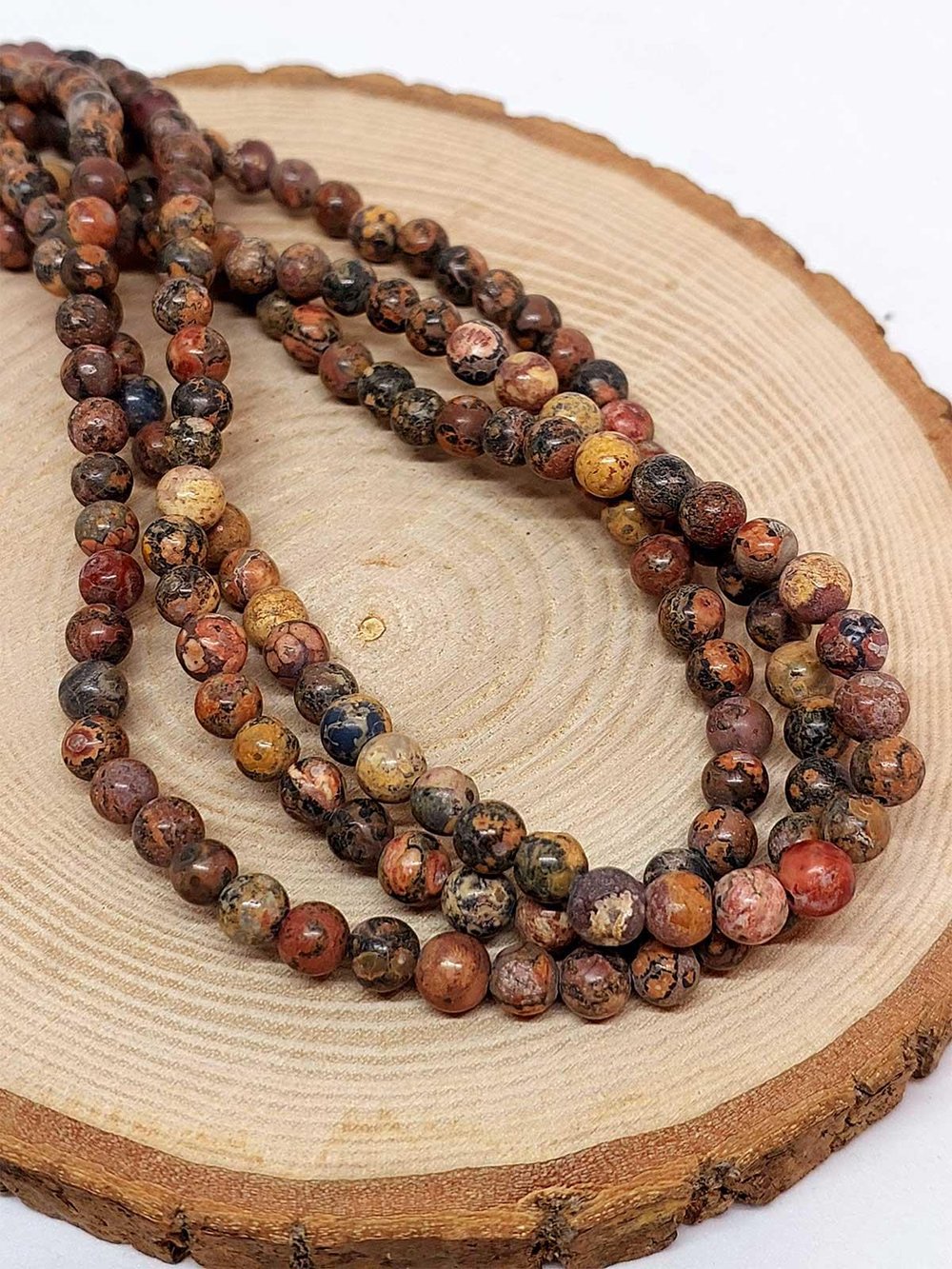 Jasper Taşı YARIM Dizi 6mm (44500) (18cm uzunluğundadır)