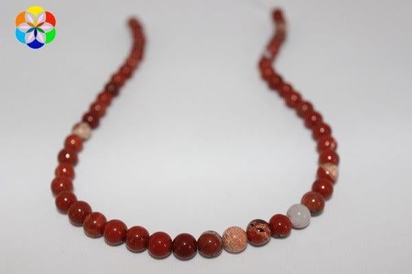 Jasper Taşı YARIM Dizi 8mm (14240) (18cm uzunluğundadır)