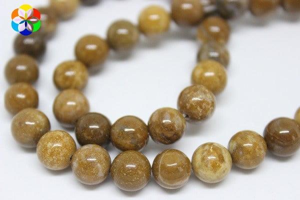 Jasper Taşı YARIM Dizi 8mm (9900) (18cm uzunluğundadır)