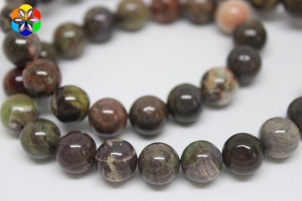 Jasper Taşı YARIM Dizi 8mm (9906) (18cm uzunluğundadır)
