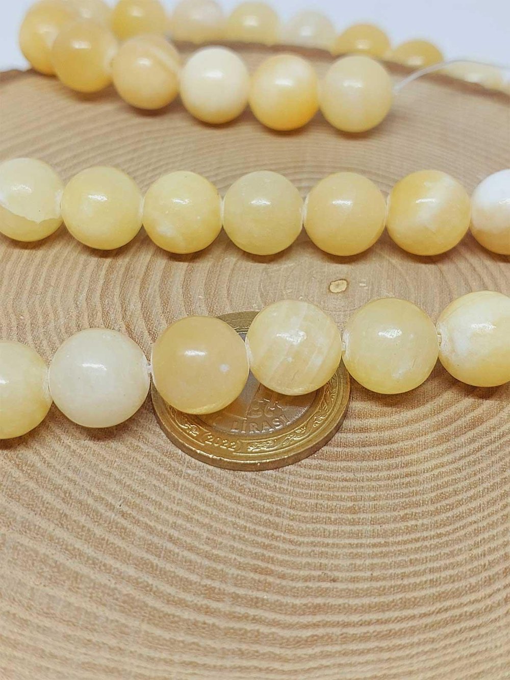 Kalsit Taşı Dizi 12mm (51320)