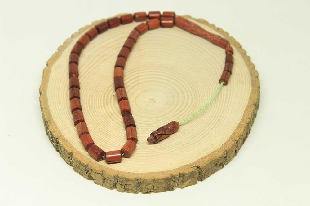 Kan Ağacı 33lük Tesbih 7*10mm (25155)