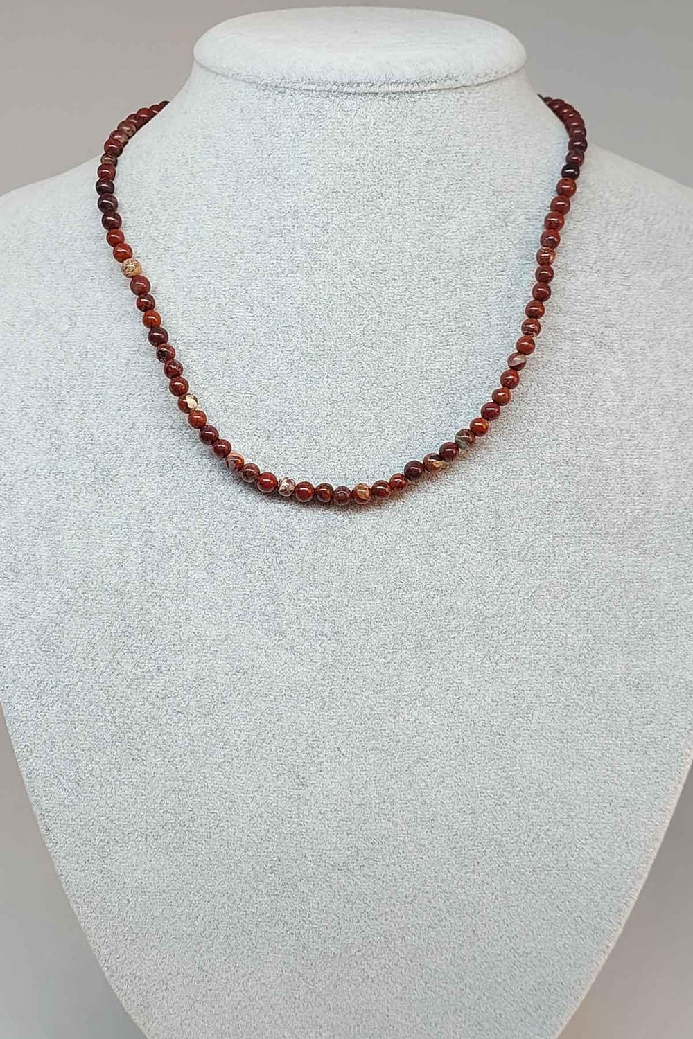 Kan Taşı 4-4.5mm aralığı Kolye (Sabit Klipsli)