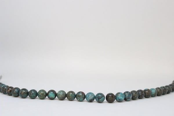 Krizokol Taşı YARIM Dizi 10mm (Boyalıdır) (18cm uzunluğundadır)
