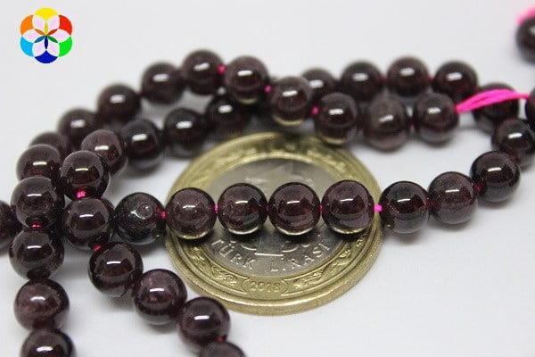 Lal (Granat) (Garnet)Taşı 6mm/adet