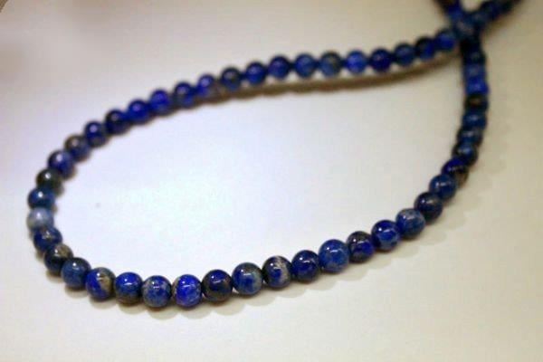 Lapis Taşı YARIM Dizi 5-6mm Aralığı (18cm uzunluğundadır)