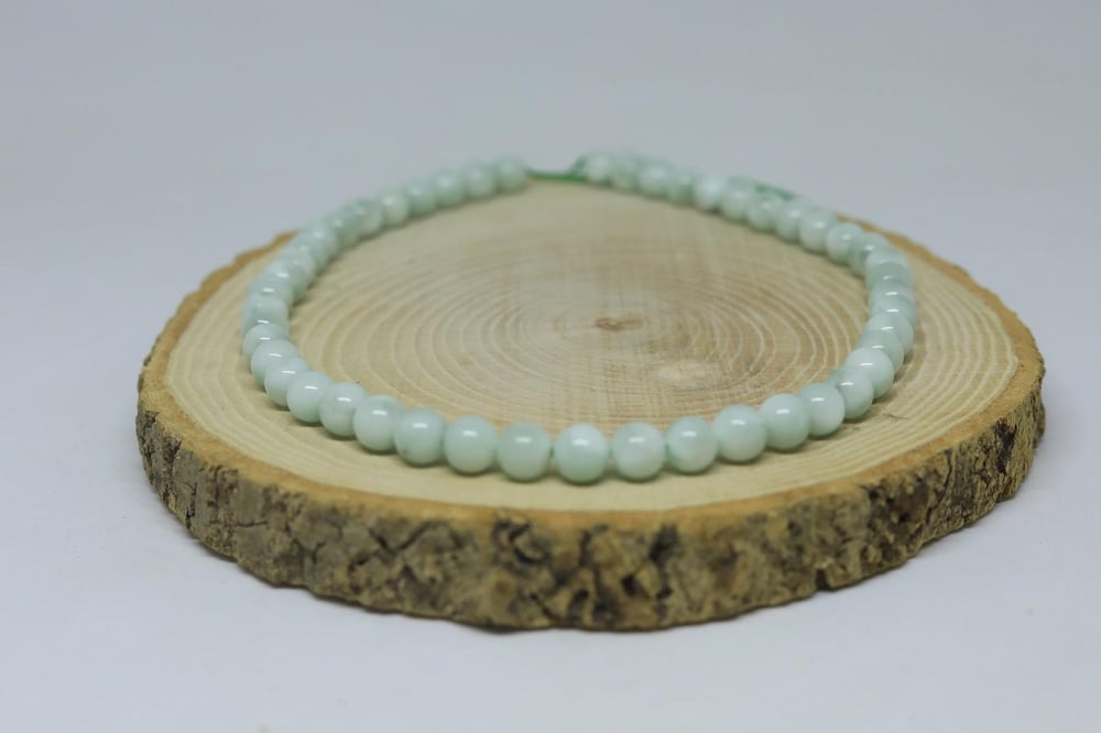 Larimar Taşı YARIM Dizi 8mm (18cm uzunluğundadır)