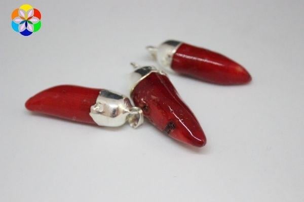 Mercan Kolye Ucu (Boyalıdır)